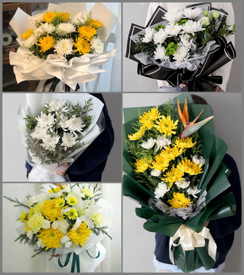 山西晋中平遥县朱坑乡南依涧村白事花束代送